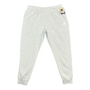 Champion Men's Fleece Jogger Pants Size 2XL (38X32") Light Gray Sweatpants